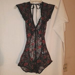 Sexy lace teddy